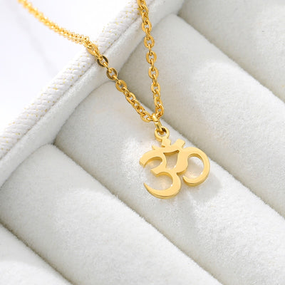 OM Pendant Necklace