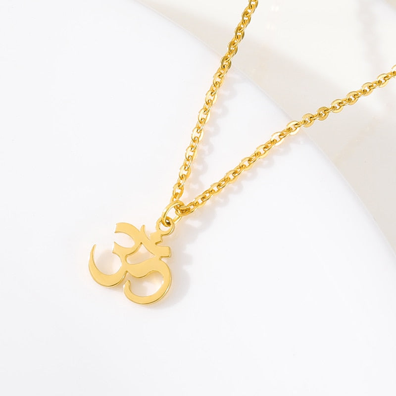 OM Pendant Necklace