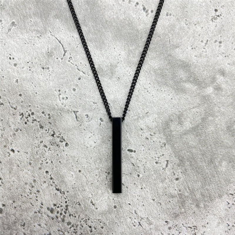 Bar Pendant Necklace