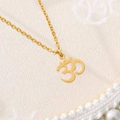 OM Pendant Necklace