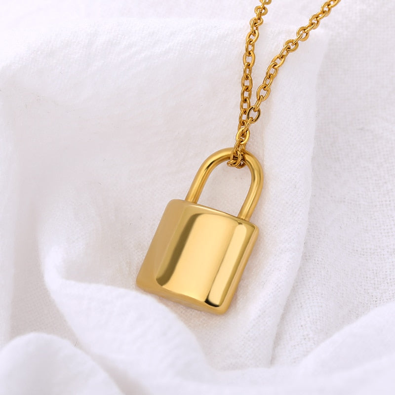 Padlock Pendant Necklace