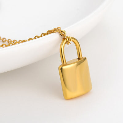 Padlock Pendant Necklace