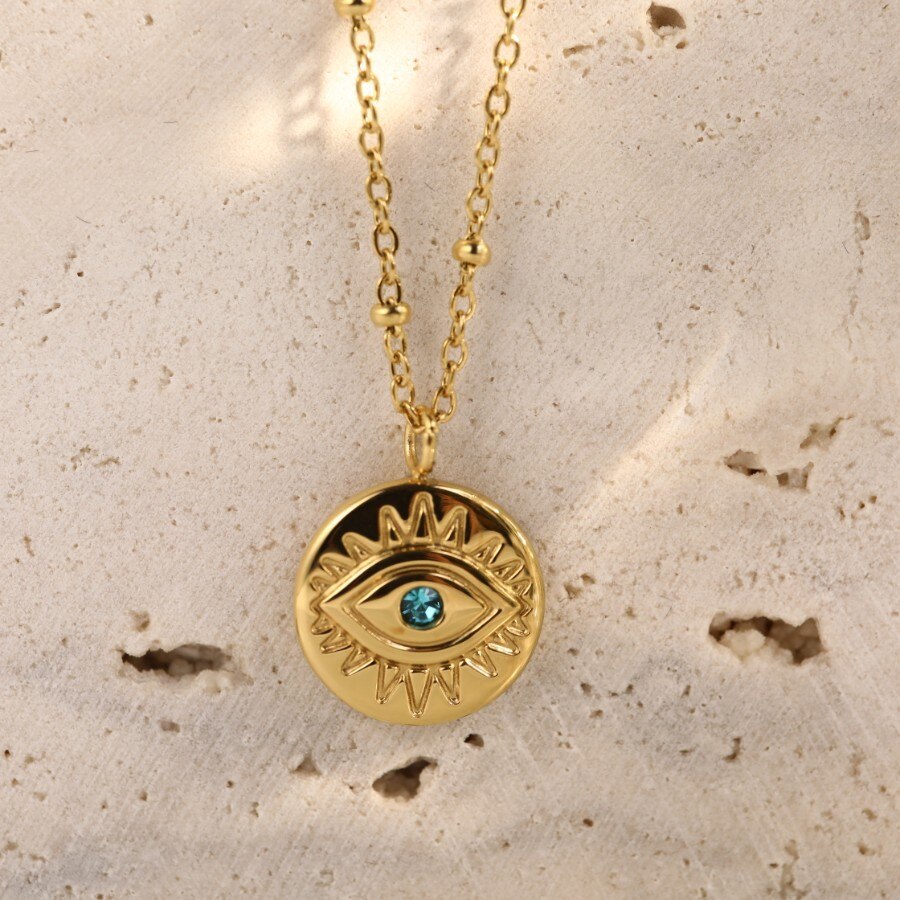 Turkish EVIL EYE Pendant Necklace