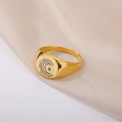 BOHO Signet Ring