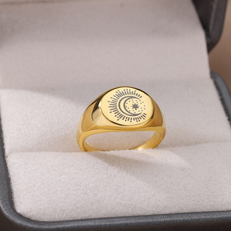 BOHO Signet Ring