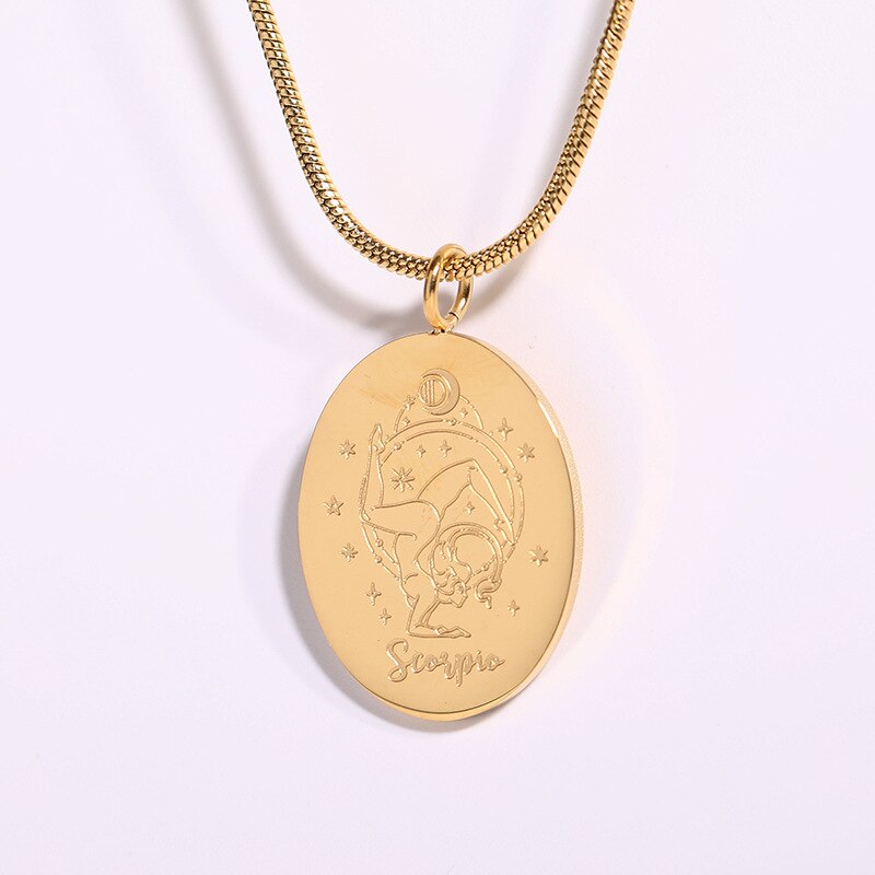 Zodiac Tarot Pendant Chain