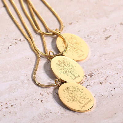 Zodiac Tarot Pendant Chain